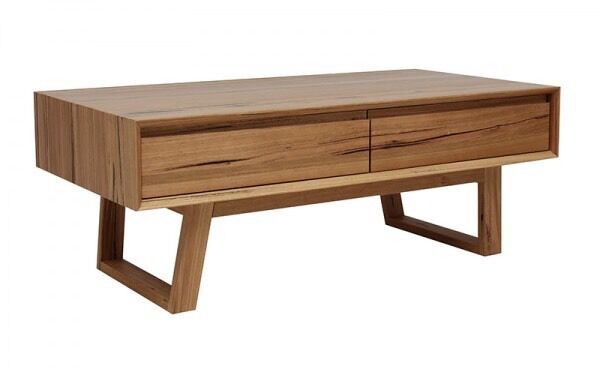 Wormy Chestnut Timber Coffee Table, Solid Timber Coffee Tables Australia